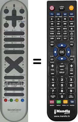 Telecomando equivalente Hitachi 19 LD 2550 EW