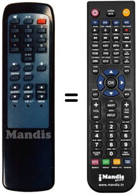 Telecomando equivalente 300 TS 011