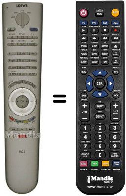 Telecomando equivalente Loewe 3128 147 16221