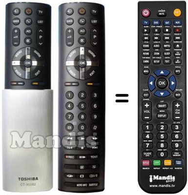Telecomando equivalente Toshiba 32 UL 863