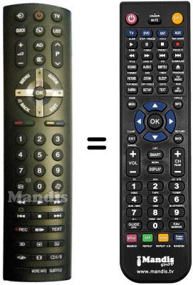 Telecomando equivalente Toshiba 42 YL 863