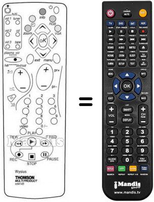 Telecomando equivalente Thomson 42 WS 90 E Telecomando equivalente Thomson 42 WS 90 E