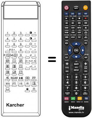 Telecomando equivalente 4328 Telecomando equivalente 4328
