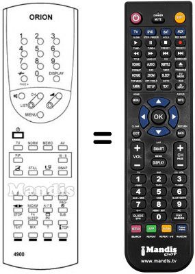 Telecomando equivalente Orion G 773
