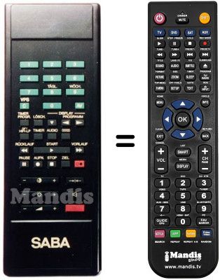 Telecomando equivalente 6A 10 M Telecomando equivalente 6A 10 M