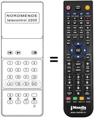 Telecomando equivalente 583.443 Telecomando equivalente 583.443