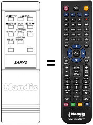 Telecomando equivalente 613.079.2624
