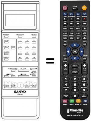 Telecomando equivalente 613.113.5949