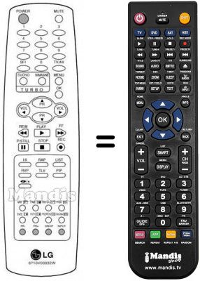 Telecomando equivalente LG 32 FZ 10PX