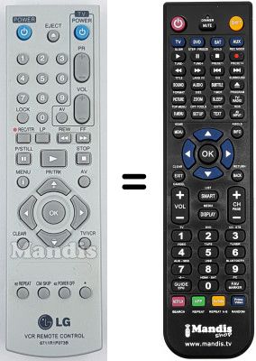 Telecomando equivalente LG LV 4285