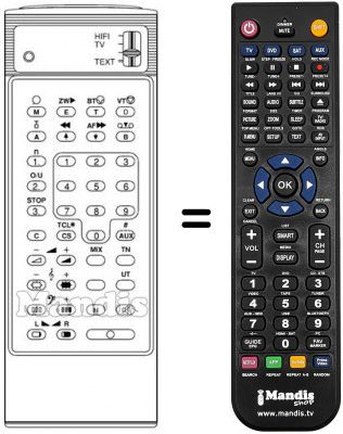 Telecomando equivalente 751069