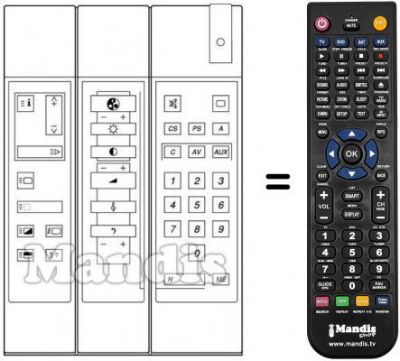 Telecomando equivalente 754340
