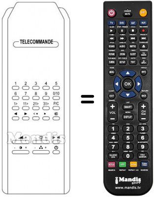 Telecomando equivalente 51 SERIES