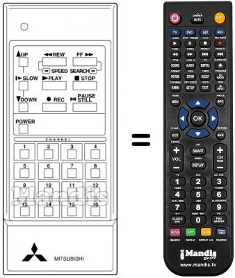 Telecomando equivalente 939P-06501 Telecomando equivalente 939P-06501