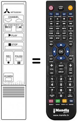 Telecomando equivalente 939P-11404 Telecomando equivalente 939P-11404