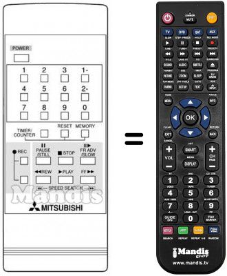 Telecomando equivalente 939P-12003 Telecomando equivalente 939P-12003