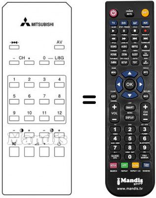 Telecomando equivalente 939P-150A4 Telecomando equivalente 939P-150A4