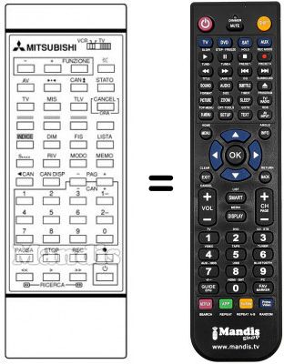 Telecomando equivalente 939P-21201 Telecomando equivalente 939P-21201