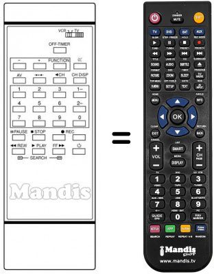 Telecomando equivalente 939P-212030 Telecomando equivalente 939P-212030