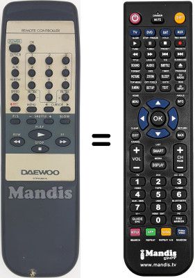 Telecomando equivalente 97P1R2BT05