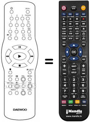 Telecomando equivalente 97P1R2CPA1