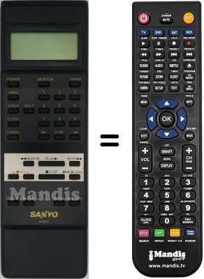 Telecomando equivalente A05141 LCD