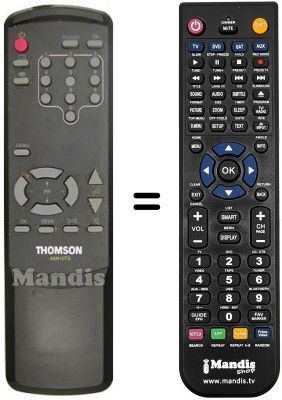 Telecomando equivalente ASR 10 TG Telecomando equivalente ASR 10 TG