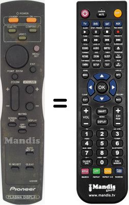 Telecomando equivalente Pioneer PDP 42 MVE 1
