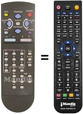 Telecomando equivalente Irradio FTC 1451 X