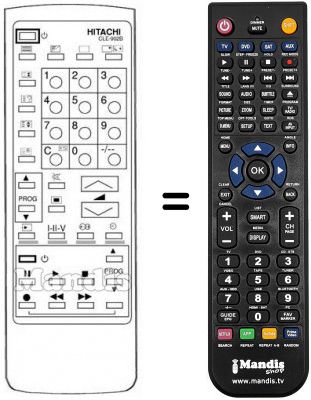 Telecomando equivalente Hitachi CL 2546 TAN