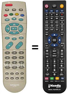 Telecomando equivalente Hitachi 32 PD 2100