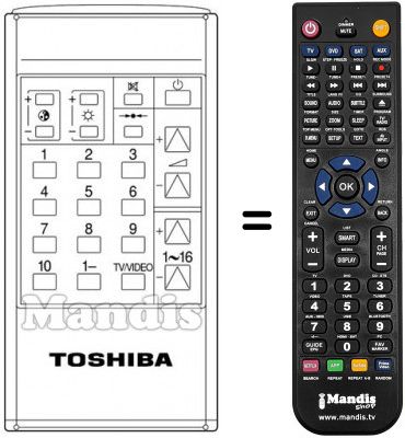 Telecomando equivalente CT-9143