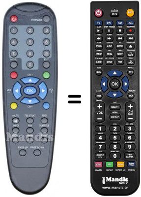 Telecomando equivalente MAJESTIC DEC 649