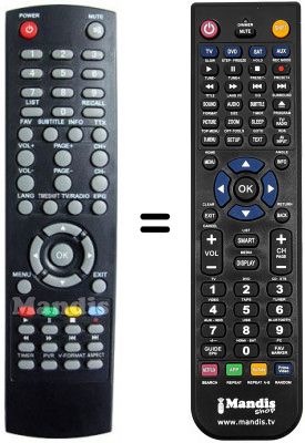 Telecomando equivalente Denver DMB 112 HDP01