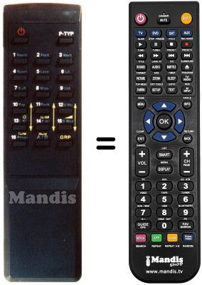 Telecomando equivalente DSR 100