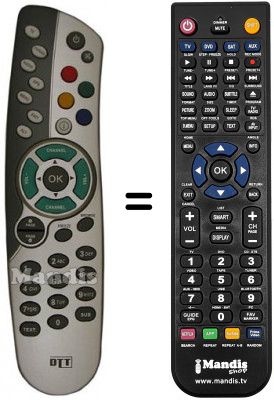 Telecomando equivalente Telesystem TS 6.5 DT