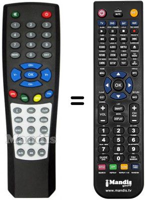 Telecomando equivalente DIKOM DVBT 9004