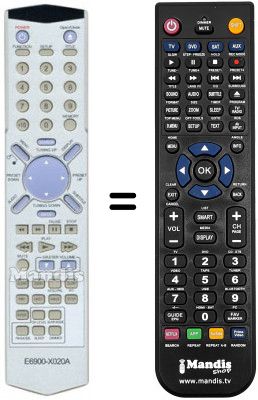 Telecomando equivalente E6900-X020A