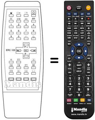 Telecomando equivalente ERC 103