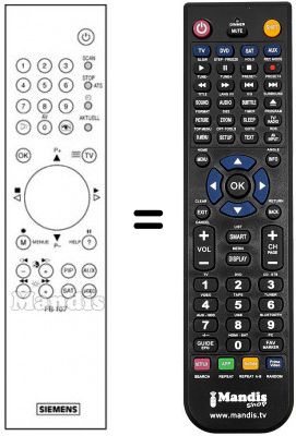 Telecomando equivalente FB 107