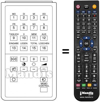 Telecomando equivalente FB 5036