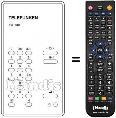 Telecomando equivalente FB 739