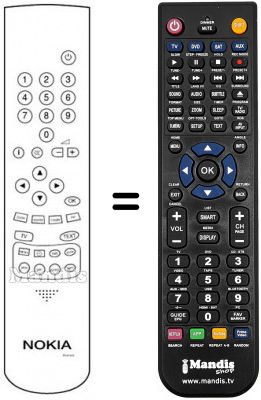 Telecomando equivalente Ingelen FP 82 F 7 Telecomando equivalente Ingelen FP 82 F 7