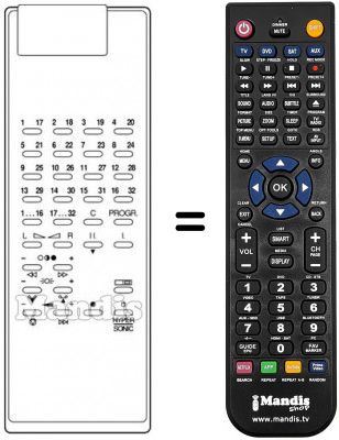 Telecomando equivalente FS 1 A