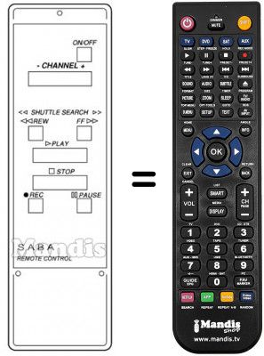 Telecomando equivalente FS 609