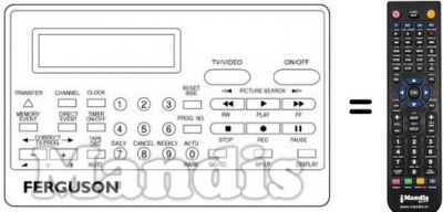 Telecomando equivalente FV 31 R Telecomando equivalente FV 31 R