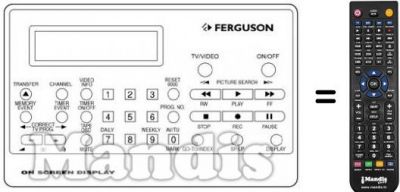 Telecomando equivalente Thorn FV 41 R Telecomando equivalente Thorn FV 41 R