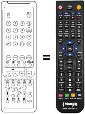 Telecomando equivalente G 1056 BMSA