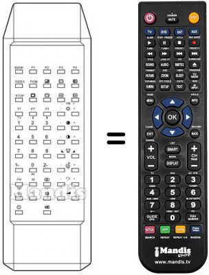 Telecomando equivalente G2