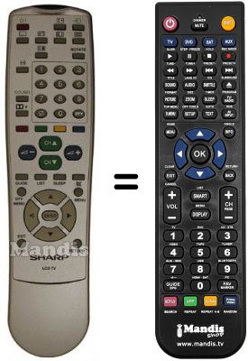 Telecomando equivalente Sharp LC-22AD1E